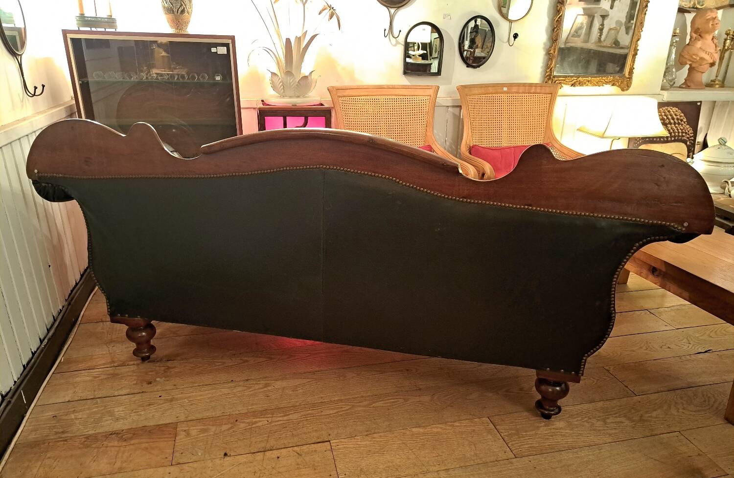 19th century Indo English Chesterfield sofa