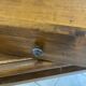 Desk with a large solid oak drawer from 1950, 78x58cm.