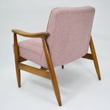 Original vintage armchair "CoCo", 1960s, fully restored, pink