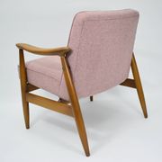 Fauteuil vintage original "CoCo", années 60, entièrement restauré, rose