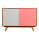 Buffet rose et blanc par Jiri Jiroutek, modèle U-452 vers 1960