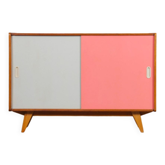 Pink and white chest of drawers by Jiri Jiroutek, model U-452 circa 1960