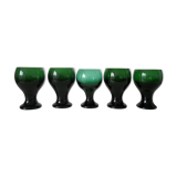 Set of 5 glasses 1960