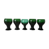 Set of 5 glasses 1960
