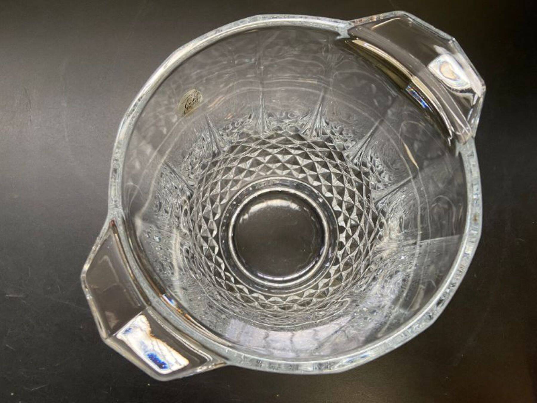 Champagne Ice Bucket Cristal d’Arques France Longchamp Model