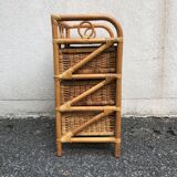 Rattan chest of drawers