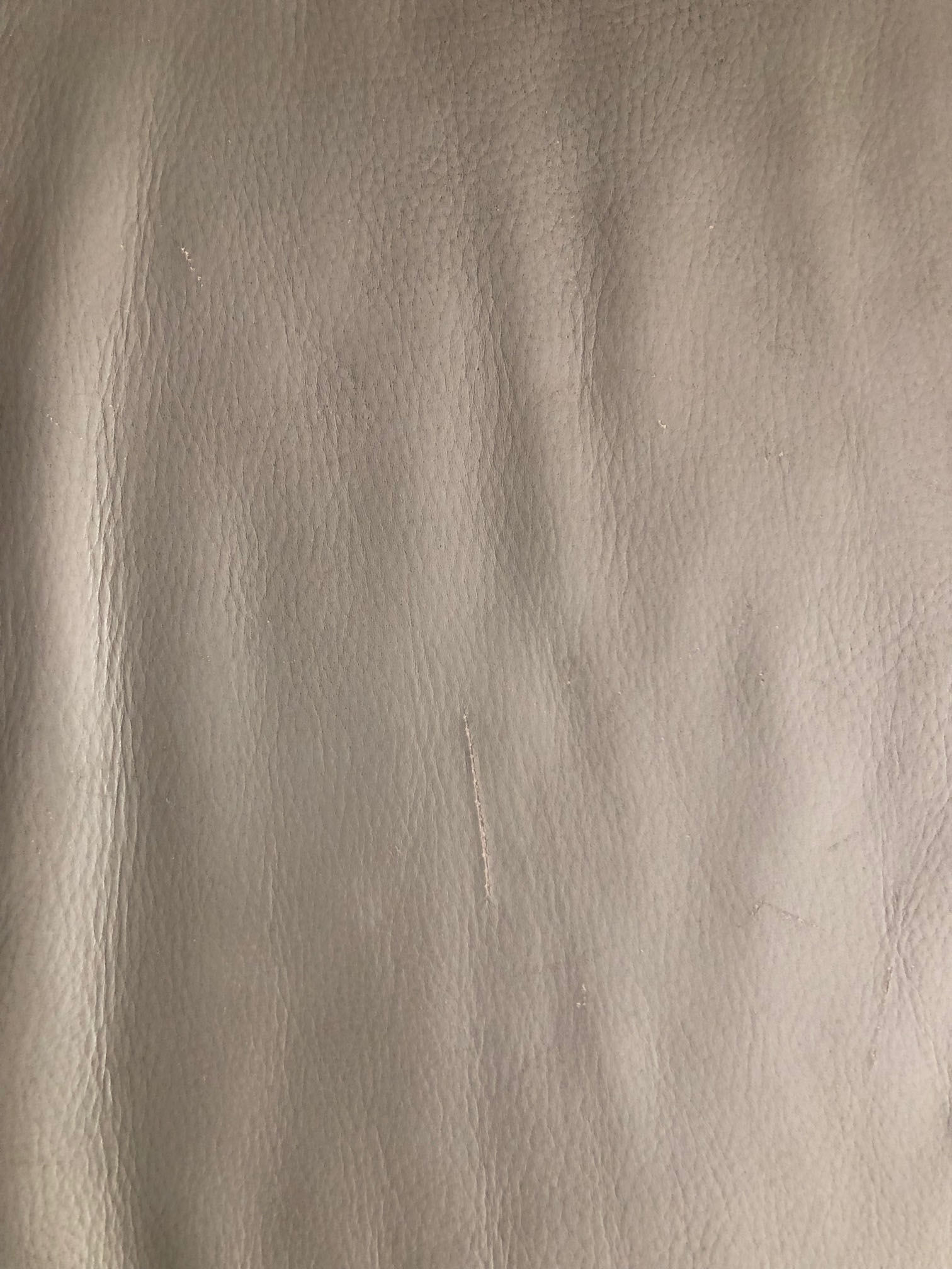 Sofa bed in grey leather from Steiner