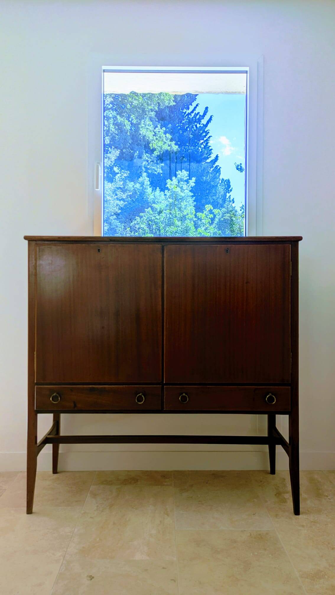Vintage Buffet Cabinet - Mid-Century style Ole Wanscher - Mahogany/Walnut