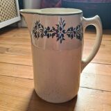 Pichet ancien fleurs bleue