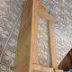 Antique solid wood wall shelf