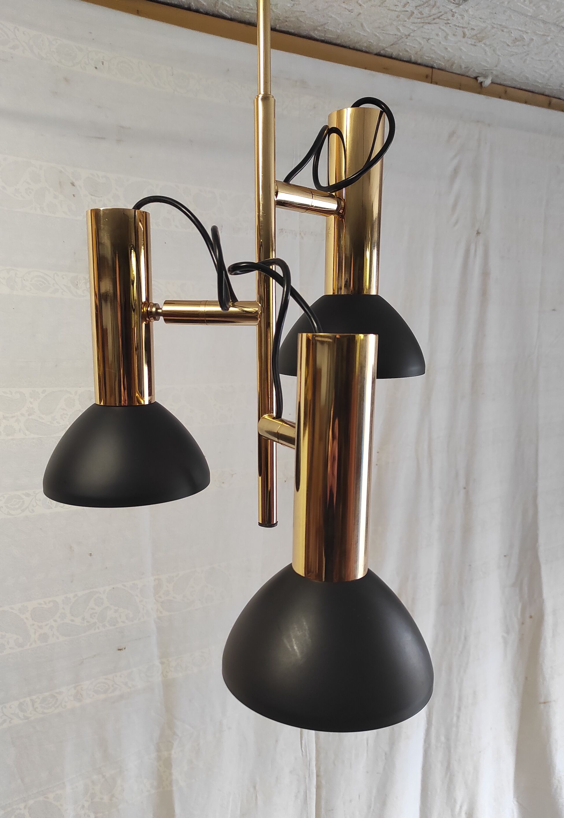 Suspension 3 brass spots - 60s