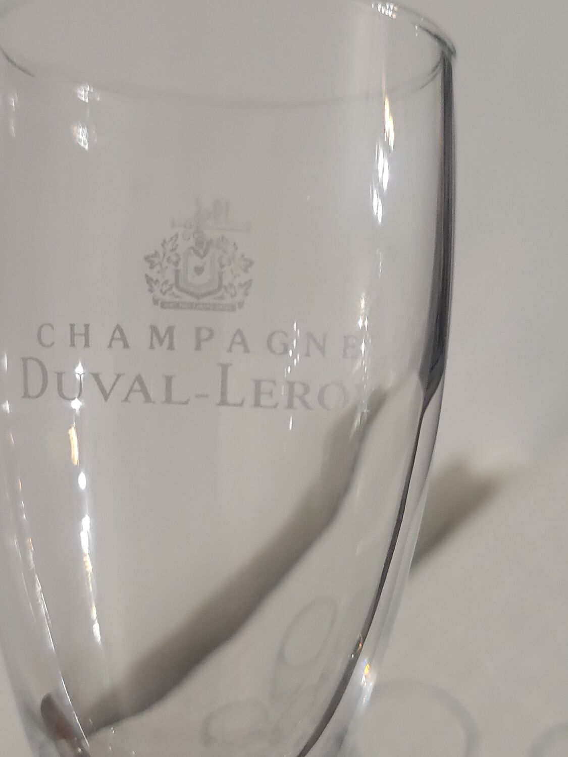 Set of 6 flutes Champagne Duval-Leroy