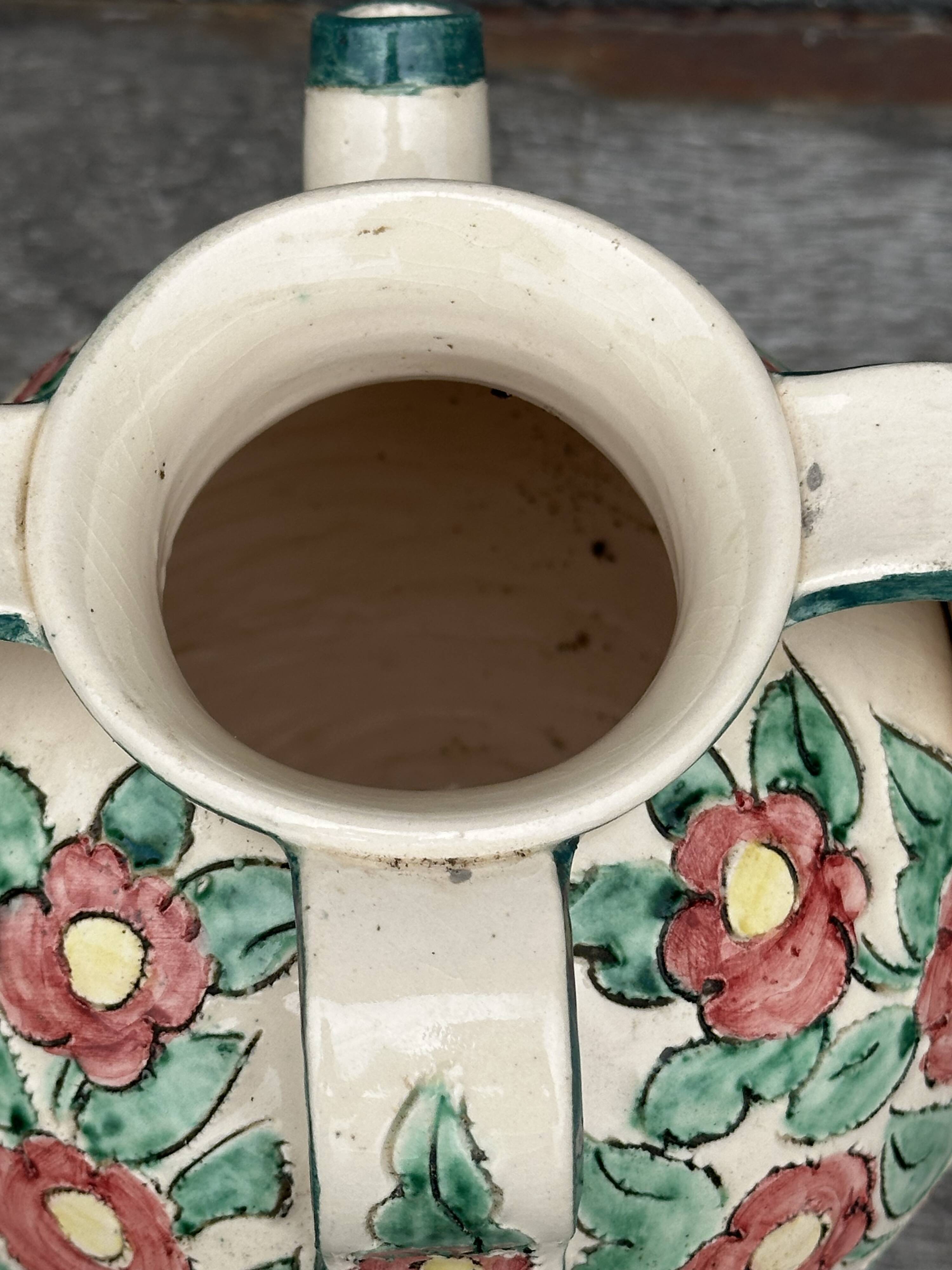 Vase signed Ceraflor - Ceramics from Monaco H 22 cm