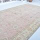 Tapis floral turc beige et rose sku 3221