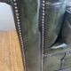Chesterfield 3 seater sofa in English green leather