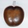 Hand-carved teak fruit bowl
