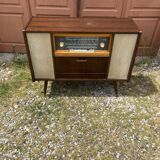Vintage radio cabinet