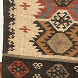 4x10 jute handwoven kilim runner rug, 120 x 300 cm handmade, kelim, carpet, indian.