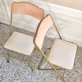 Chairs folding vintage restored
