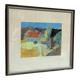 Original Swedish Water Colour – “Landscape” By Svan Grandin – Vintage & Framed – 43 × 36 Cm (16.9" × 14.2")
