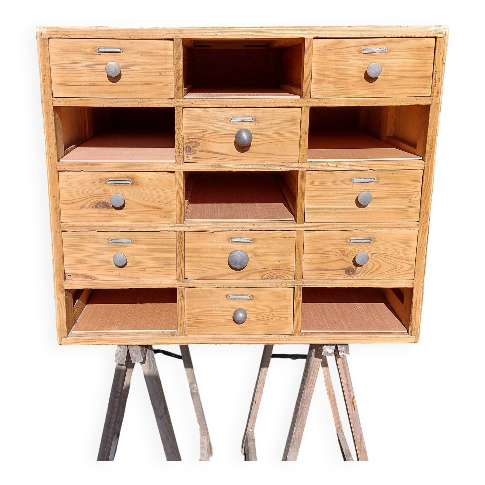 wooden workshop furniture, drawer unit