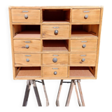 wooden workshop furniture, drawer unit