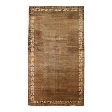Brown & beige classic vintage rug