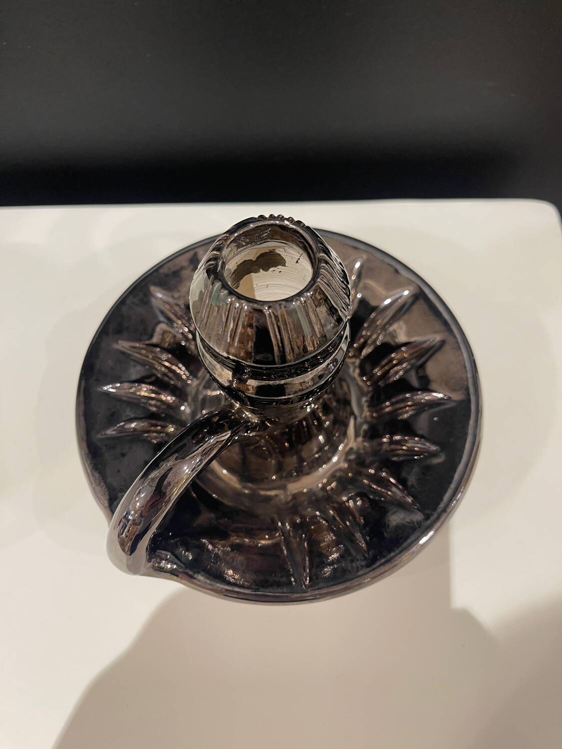 Ceramic candle holder 1970