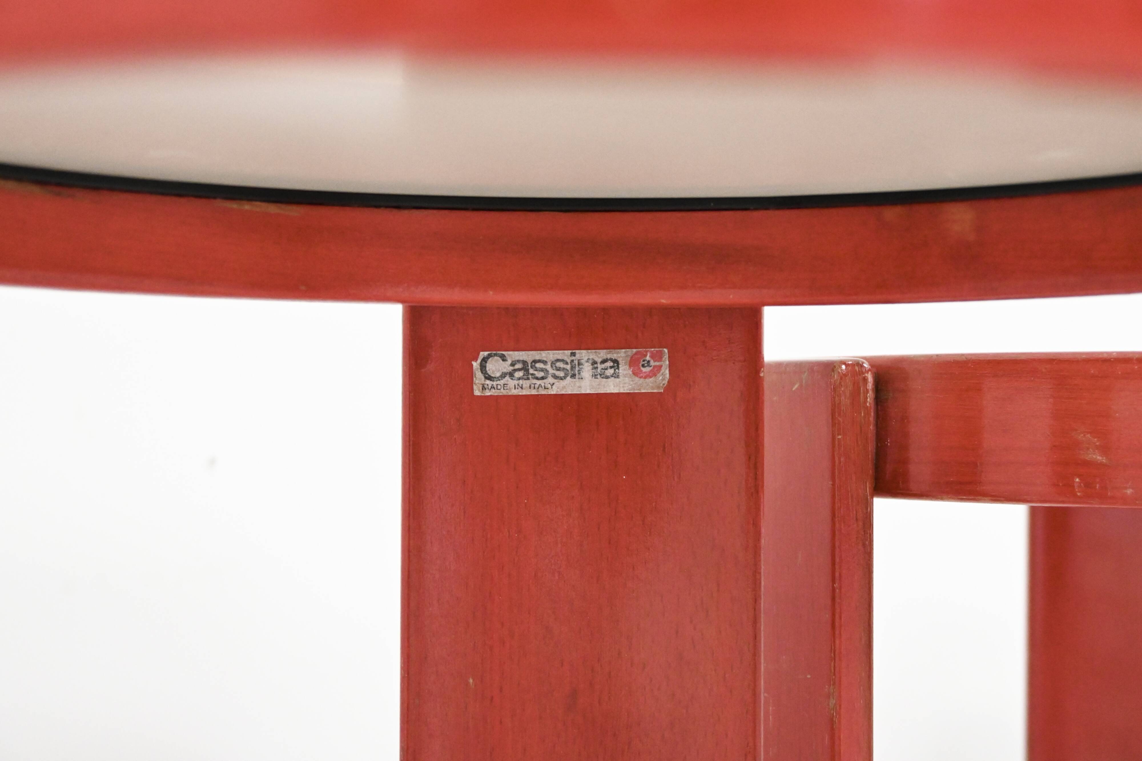 Nest tables model 780 by Gianfranco Frattini for Cassina, 1960s.