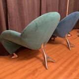 Paire de fauteuils Papageno conçus par Jan Armgardt, Leolux, Pays-Bas, années 1990