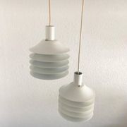 Danish mid-century lamellar suspensions by Lyfa, 1960s, set of 2.