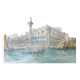 View Of Venice, 20th Century, Unsigned, Oil On Canvas, 38.5x28.5cm, Unframed