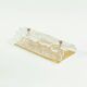 Mid Century Scandinavian Glass & Brass Wall Light by Carl Fagerlund, 1960s