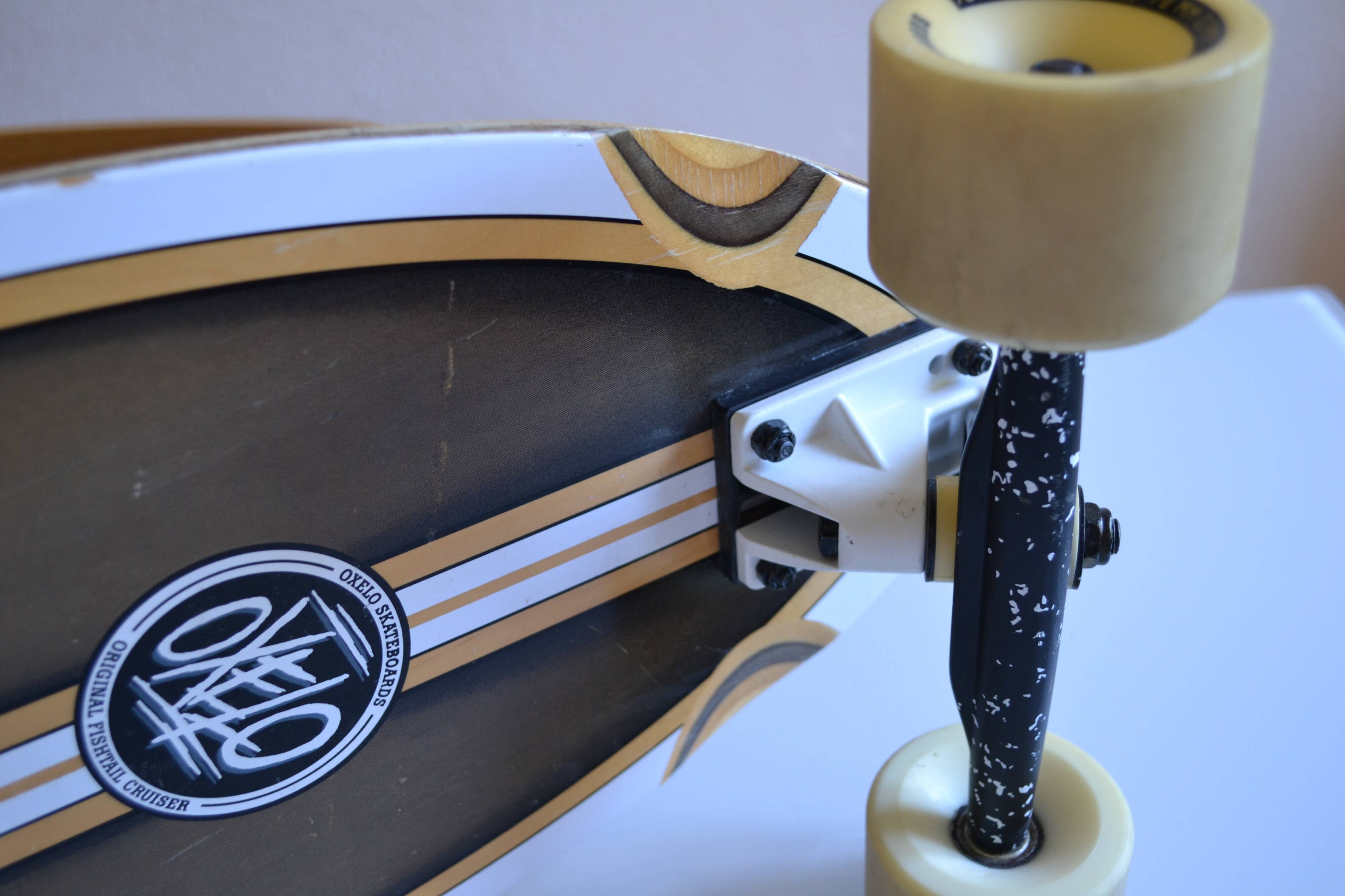 skateboard skate longboard fishtail cruiser oxelo old school style