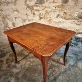 French side table in cherry wood, late 18th century.