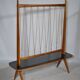 Flower Bench Cherry Wood  1960s Plant Stand
