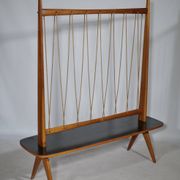 Table à plantes en bois de cerisier des années 1960
