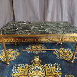 Table basse 1960 marbre vert