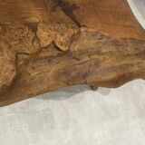 Brutalist table, superb flash on top.