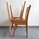 Suite de 4 chaises bistrot Luterma 1950 vintage