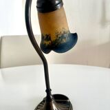 Adjustable table lamp in glass paste, 1960s