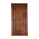 Handmade antique Persian Kurdish rug 125cm x 235cm 1880s - 1B414