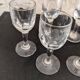 6 small vintage liqueur glasses