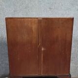 Secrétaire Anglais en acajou vers 1900