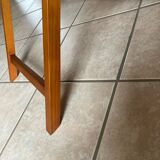Removable wooden tray with folding legs