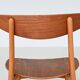 Chaises de salle à manger Hans Wegner Sawbuck CH30 Carl Hansen & Son Danemark 1952