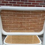 Set of 4 Cesca b32 model chairs in white