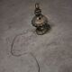 Antique brass lamp foot