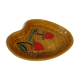 Vintage trinket bowl has strawberry décor