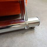 Vintage orange fireside chair